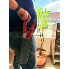 Skygo 4 Bölmeli Bıçak Kütüğü Kasap Kütüklük Kemer Askılı 22X9CM