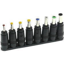 Temiz Pazar 8in1 5.5*2.1-2.5mm Adaptör Dc Uç Çevirici Set Konnektör Başlık