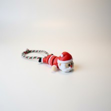 🎅 Noel Baba Figürü – Askı & Anahtarlık Yılbaşı Dekoru | Kabuk Factory Tasarımı