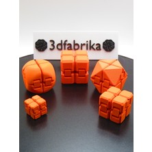Turuncu Tam Koleksiyon Sonsuz Küp Mega Paket (Yuvarlak + Prisma + Kare + Mini + Midi )