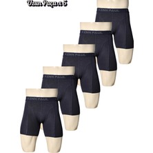 Kenn Paul 5'li Bambu Uzun Paçalı Sporcu Boxer  Nefes Alır, Konforlu
