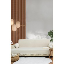 Lunga Vita Reno Desen Dokuma %100 Pamuklu Çok Amaçlı Pike Koltuk Örtüsü 180X230