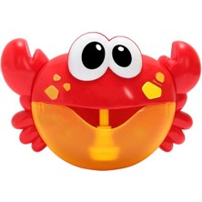 Buldug Bebek Banyo Oyuncağı Müzikli Yengeç Köpük Makinesi Eğlenceli Kabarcık Oyuncağı