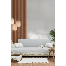 Lunga Vita Reno Desen Dokuma %100 Pamuklu Çok Amaçlı Pike Koltuk Örtüsü 180X230