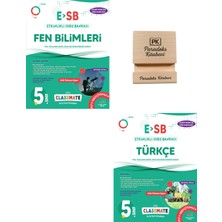 Okyanus Yayınları 5. Sınıf Classmate Fen ve Türkçe Etkinlikli Soru Bankası + Telefon Standı