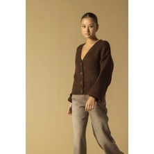 Nisan Triko Oversize Triko Hırka