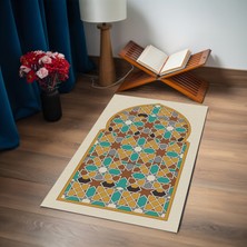 TURKISHRUG KINGDOM Premium Çok Renkli Desenli Kişise Özel Özelleştirilebilir Seccade