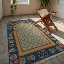 TURKISHRUG KINGDOM Çok Renkli Dijital Baskılı Kaymaz Tabanlı Kişiye Özel Seccade