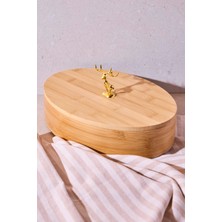 Perotti Cervino Natural Bej 4 Bölmeli Meyve Kutusu Çok Amaçlı Dekoratif Tasarım Ergonomik Organizer