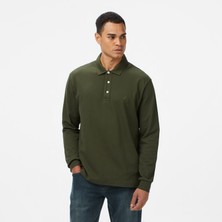 Nautica Erkek Yeşil Classic Fit Uzun Kollu Polo.3fb