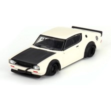BYZM Mini Gt 1/64 Nissan Skyline Kenmeri Liberty Walk White