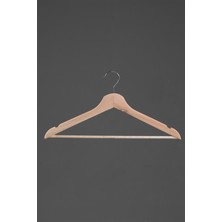 Modern Raf Ahşap Askı Naturel 5'li Paket