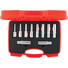 İzeltaş 1/2” Altı Köşe Derin Lokma Anahtar Takımı (10 Parça Mm)