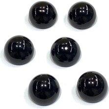 Inci Düğme  / Ceket Kaban Hırka Düğmesi /  6 Lı Set / 2,5 cm / Siyah