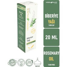 Herbal Palace Biberiye Yağı Uçucu 20 ml & %100 Saf ve Doğal (Rosemary Oil)