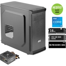 Green Oraman Plus Intel I5 12400 Işlemci 16GB Ddr4 Ram 512GB M2 SSD  Freedos Oem Ofis Paket