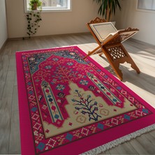 TURKISHRUG KINGDOM Premium Dijital Baskılı Şık Motifli Isim Yazılabilir Seccade