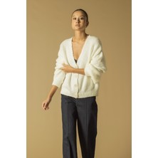 Nisan Triko Oversize Triko Hırka