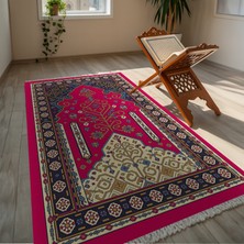 TURKISHRUG KINGDOM Anti Alerjik Çok Renkli Lüks Tasarım Kişisel Seccade