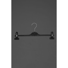 Modern Raf Çift Mandallı Plastik Elbise Askısı 5'li Paket