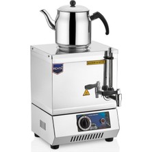 Remta 15 Model Tek Demlikli Elektrikli Çay Kazanı-Çay Ocağı-13 LT-EP01-PLEYTSIZ Çay Ocağı Kazanı-1 Adet Demlik Hediye