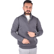 Raymons RYM-2015 Fermuarlı Sweat/antrasit/m