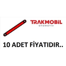  parmak lamba 12 ledli 18cm (10 adet) kırmızı