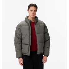 Karl Kani Small Signature Embossed Puffer Erkek Gri Mont.gry