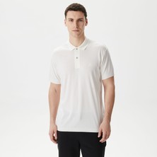 Nautica Erkek Kırık Beyaz Classic Fit Kısa Kollu Polo Yaka T-Shirt.1ma