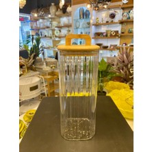 Mien Lıne Kare Cam Kavanoz 1850ML