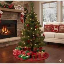 Dodomar 60 cm – Yılbaşı Çam Ağacı 68 Dal Yeşil Plastik Ayaklı Masa Üstü Dekoratif Ağaç