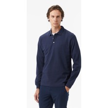 Nautica Classic Fit Erkek Lacivert Uzun Kollu Polo Yaka T-Shirt.4nv