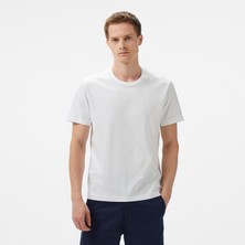 Nautica Erkek Beyaz Regular Fit T-Shirt.1bw