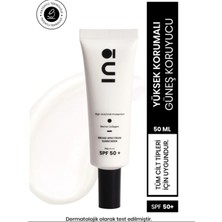 INO Beauty Cilt Tonu Eşitleyici Saf Kolajen Yüksek Korumalı 00 Clear SPF50+ Yüz Güneş Kremi 50 ml