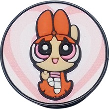 Bsb 3D Powerpuff Girls Figürlü Popsocket Telefon Tutacağı Telefon Parmak Tutucu Popsoket PD043