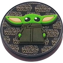 Bsb 3D Baby Yoda Figürlü Popsocket Telefon Tutacağı Telefon Parmak Tutucu Popsoket PD064