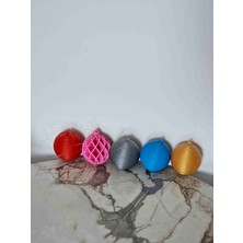 3D Baskı Gezegeni Yılbaşı Ağaç Süsü 5'li Top Seti