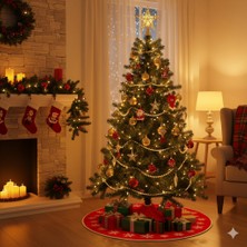 Dodomar 150 cm – Yılbaşı Çam Ağacı 360 Dal Demir Ayaklı Lüks Dökülmeyen Ağaç