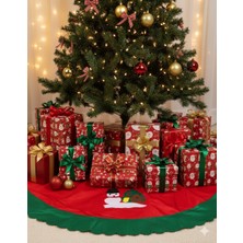 Dodomar Yılbaşı Ağaç Örtüsü Elyaf Kabartma Noel Baba Figür