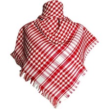 Moda Nokta Kırmızı Puşi,filistin Puşisi, Arap Şalı,unisex Puşi - Filistin Kefiyesi,yöresel Puşi,kürt Puşisi