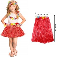 NW Nessi World Hawaii Hula Eteği Kırmızı Renk 40 cm