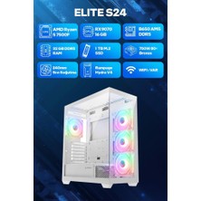 Game Garaj Elite S24 Amd Ryzen 5 7500F 32GB Ram 1tb SSD RX9070 16GB 240MM Sıvı Soğutma Freedos Oyuncu Oem Paket