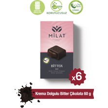 Milat Çikolata Milat Bitter Dolgulu Çikolata 6 × 60 g