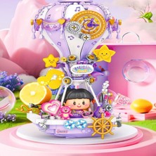 LZ4111 Nessiworld  Mor Hava Balonu  Block Oyuncak 666 Parça