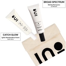 INO Beauty Catch Glow Ruby Gold + Broad Spectrum Spf 50+ Sunscreen 02 Medium Set