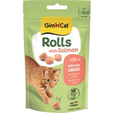 Gimcat Rolls With Salmon (Somonlu) Kedi Ödül Tableti 50 gr