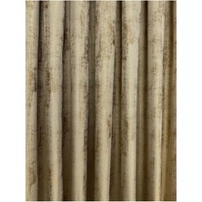 Erdoğanlar Koza Altın Simli Bal Renkli Fon Perde 1/3 Sık Pile