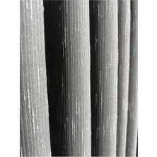 Şantuk Keten Antrasit Fon Perde 1/3 Sık Pile