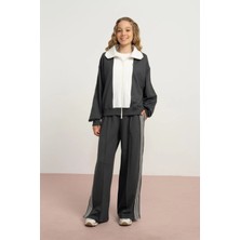 Queen Kids Queenkids Kız ÇOCUK7802 Takım Koyu Bej