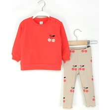 Queen Kids Queenkids Kız Çocuk M9832 Takım Kırmızı